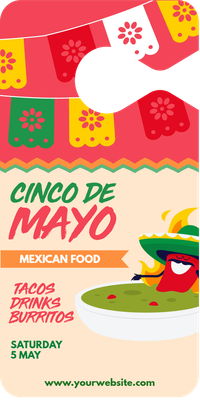 Custom Mirror Hangers Multiple Sizes Cinco De Mayo