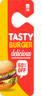 Custom Mirror Hangers Multiple Sizes Tasty Burger