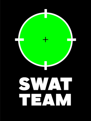 Custom Outdoor Yard Signs Multiple Sizes SWAT Team