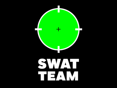 Custom Outdoor Yard Signs Multiple Sizes SWAT Team