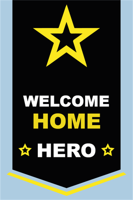 Custom Outdoor Yard Signs Multiple Sizes Welcome Home Hero