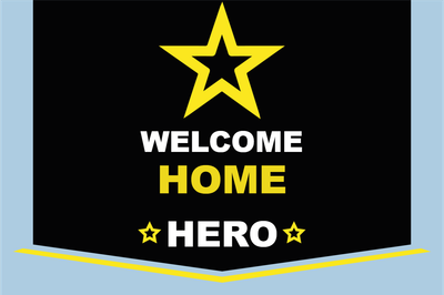 Custom Outdoor Yard Signs Multiple Sizes Welcome Home Hero