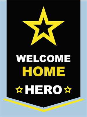 Custom Outdoor Yard Signs Multiple Sizes Welcome Home Hero