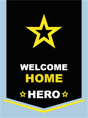 Custom Outdoor Yard Signs Multiple Sizes Welcome Home Hero