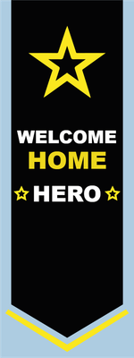 Custom Outdoor Yard Signs Multiple Sizes Welcome Home Hero