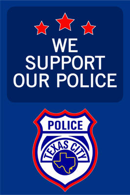 Custom Outdoor Yard Signs Multiple Sizes Police Support