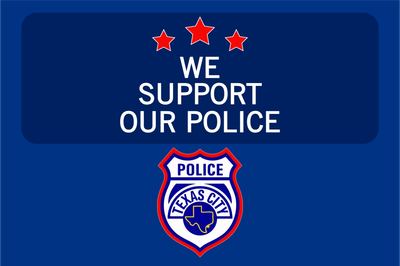 Custom Outdoor Yard Signs Multiple Sizes Police Support