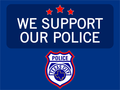 Custom Outdoor Yard Signs Multiple Sizes Police Support