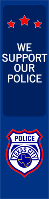 Custom Outdoor Yard Signs Multiple Sizes Police Support