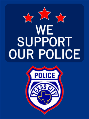 Custom Outdoor Yard Signs Multiple Sizes Police Support