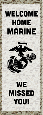 Custom Outdoor Yard Signs Multiple Sizes Welcome Marines