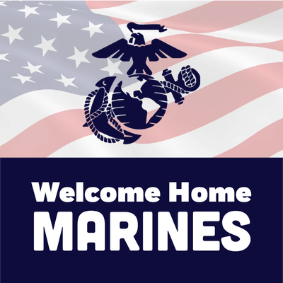Custom Outdoor Yard Signs Multiple Sizes Welcome Home Marines