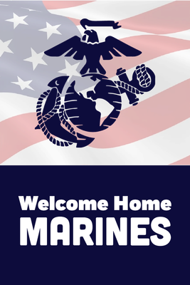 Custom Outdoor Yard Signs Multiple Sizes Welcome Home Marines