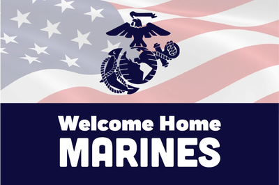 Custom Outdoor Yard Signs Multiple Sizes Welcome Home Marines