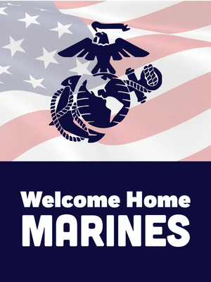 Custom Outdoor Yard Signs Multiple Sizes Welcome Home Marines