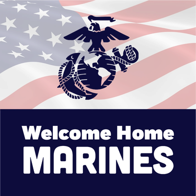 Custom Outdoor Yard Signs Multiple Sizes Welcome Home Marines