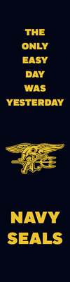 Custom Outdoor Yard Signs Multiple Sizes Navy Seals