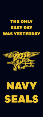 Custom Outdoor Yard Signs Multiple Sizes Navy Seals