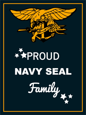 Custom Outdoor Yard Signs Multiple Sizes US Navy Family