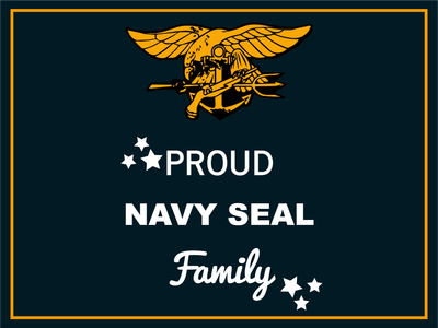 Custom Outdoor Yard Signs Multiple Sizes US Navy Family