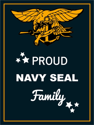 Custom Outdoor Yard Signs Multiple Sizes US Navy Family