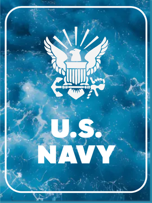 Custom Outdoor Yard Signs Multiple Sizes US Navy