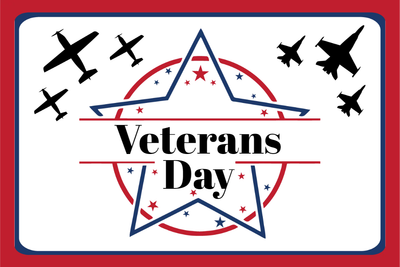 Custom Outdoor Yard Signs Multiple Sizes Happy Veterans Day