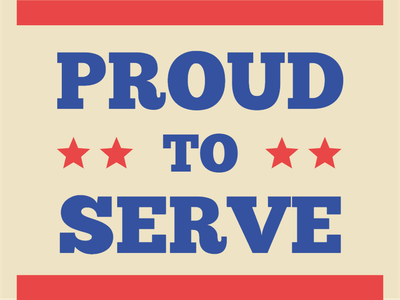 Custom Outdoor Yard Signs Multiple Sizes Proud to Serve