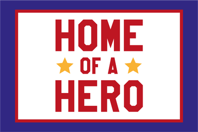 Custom Outdoor Yard Signs Multiple Sizes Home of Hero