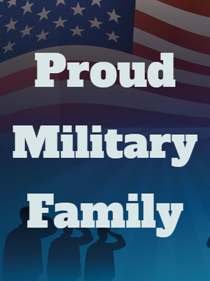 Custom Outdoor Yard Signs Multiple Sizes Proud Military Family