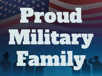 Custom Outdoor Yard Signs Multiple Sizes Proud Military Family