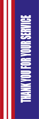 Custom Outdoor Yard Signs Multiple Sizes Veterans Thank You Service