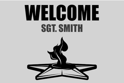 Custom Outdoor Yard Signs Multiple Sizes Welcome Sergeant Sign