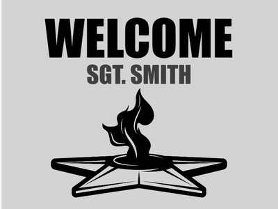 Custom Outdoor Yard Signs Multiple Sizes Welcome Sergeant Sign