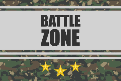 Custom Outdoor Yard Signs Multiple Sizes Battle Zone