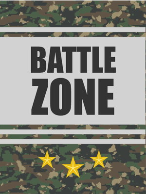 Custom Outdoor Yard Signs Multiple Sizes Battle Zone
