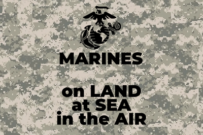 Custom Outdoor Yard Signs Multiple Sizes Marines Sign