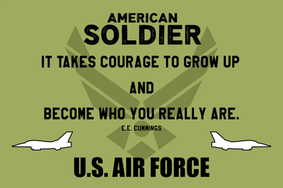 Custom Outdoor Yard Signs Multiple Sizes American Soldier