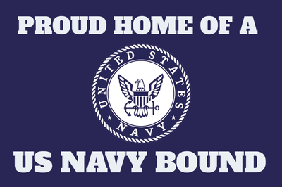 Custom Outdoor Yard Signs Multiple Sizes US Navy Proud