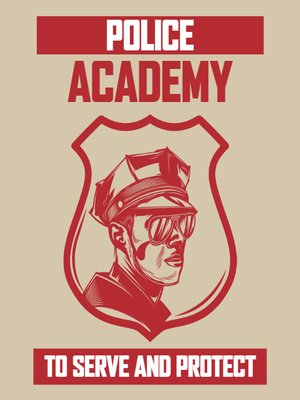 Custom Outdoor Yard Signs Multiple Sizes Police Academy