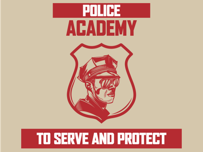 Custom Outdoor Yard Signs Multiple Sizes Police Academy