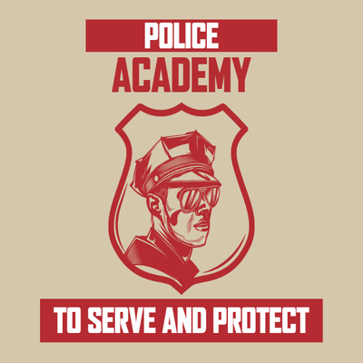 Custom Outdoor Yard Signs Multiple Sizes Police Academy