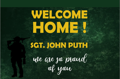 Custom Outdoor Yard Signs Multiple Sizes Welcome Home Sergeant
