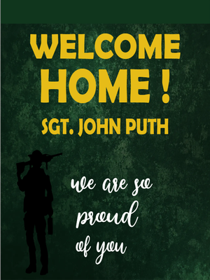Custom Outdoor Yard Signs Multiple Sizes Welcome Home Sergeant