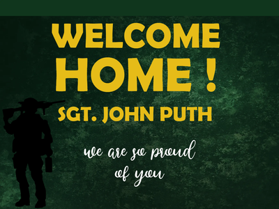 Custom Outdoor Yard Signs Multiple Sizes Welcome Home Sergeant