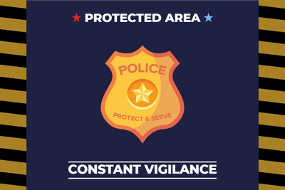 Custom Outdoor Yard Signs Multiple Sizes Protect and Serve