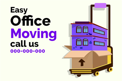 Custom Outdoor Yard Signs Multiple Sizes Easy Office Moving Sign
