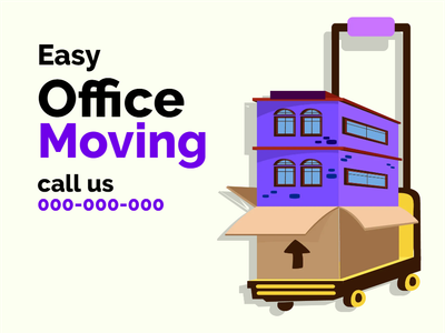 Custom Outdoor Yard Signs Multiple Sizes Easy Office Moving Sign