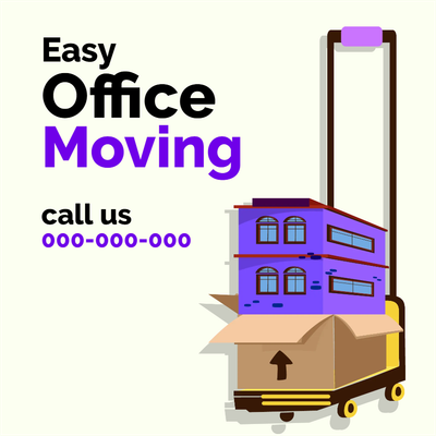 Custom Outdoor Yard Signs Multiple Sizes Easy Office Moving Sign