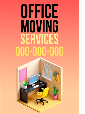 Custom Outdoor Yard Signs Multiple Sizes Office Moving Services